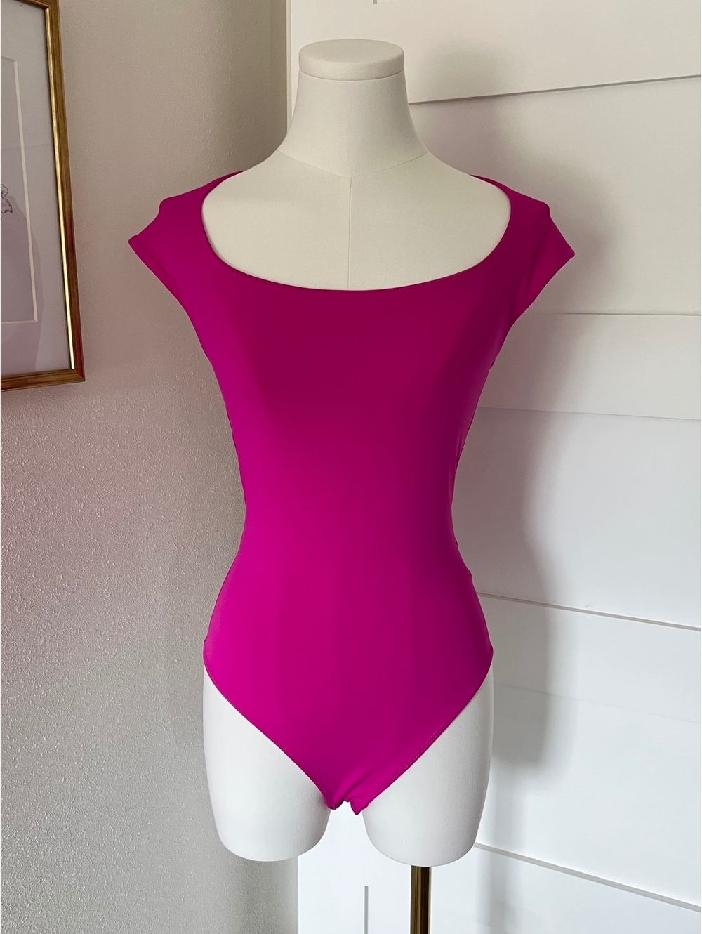 Express Body Contour Square Neck Bodysuit